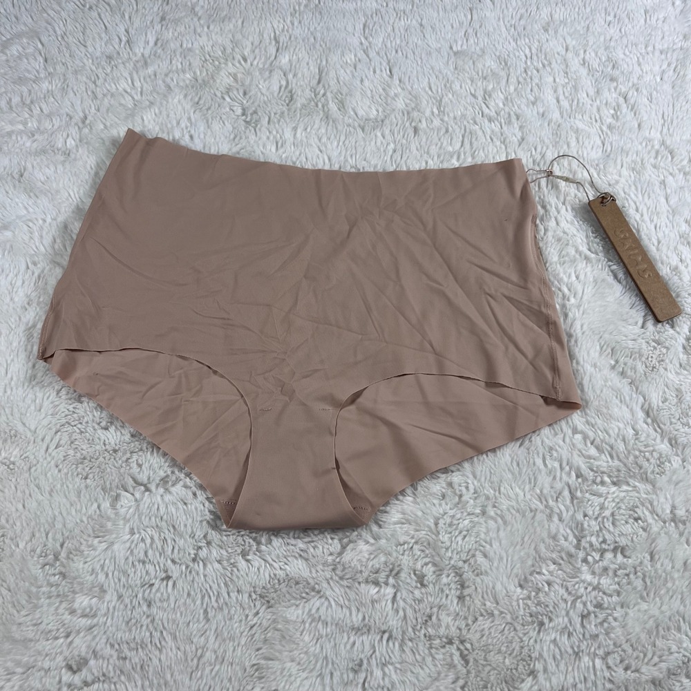 SKIMS Naked Boyshort Mica Tan High Rise Seamless Panty PN-BYS-2560 Womens Small
